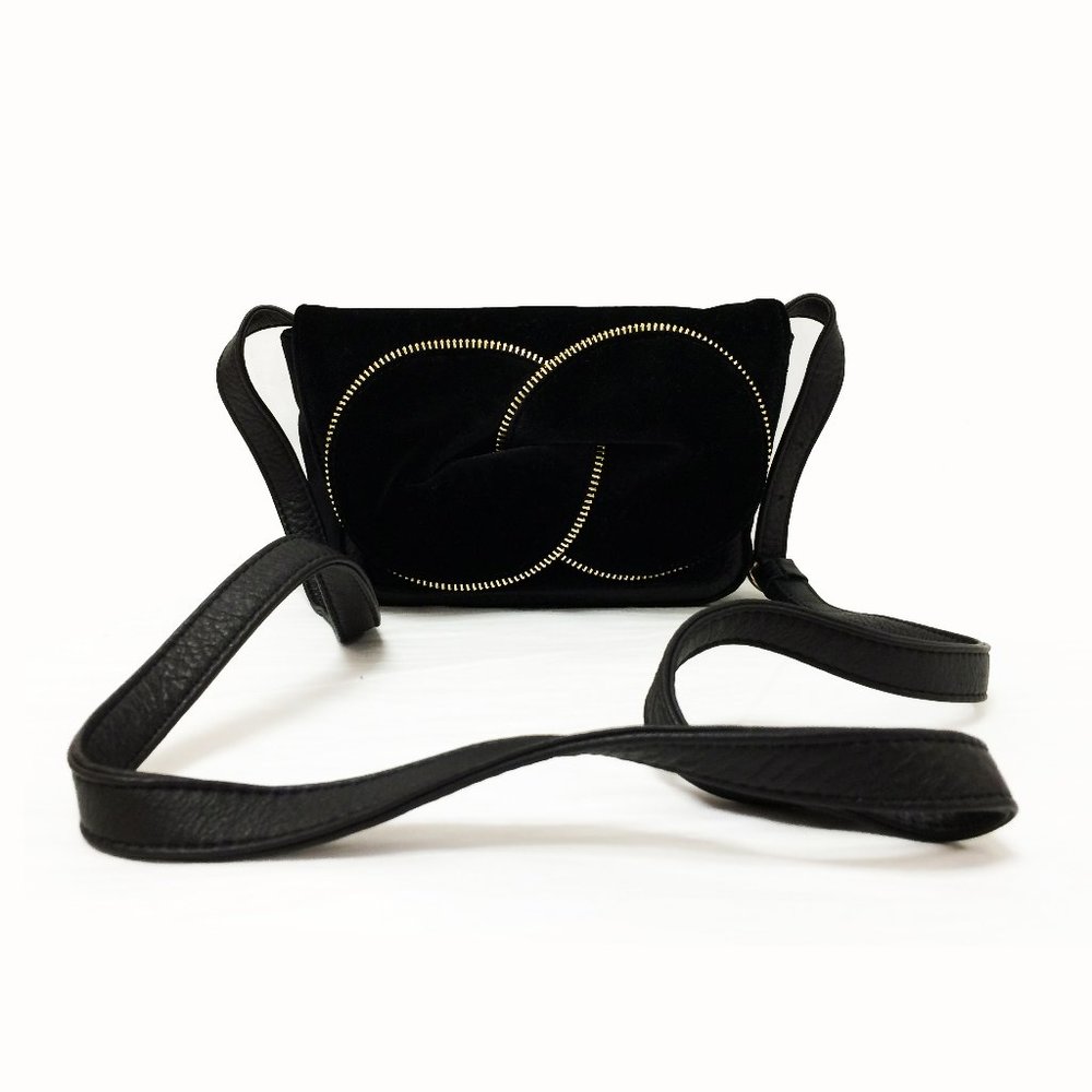 See by Chloe Black Suede Crossbody Bag